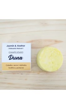 Champú Sólido natural DUNA - Cabellos secos y dañados  - Jazmín y Azahar - 100 g