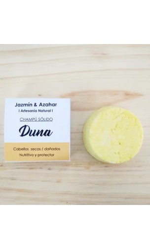 Shampoing Solide Naturel DUNE - Cheveux secs abîmés - Jazmín y Azahar - 100 g