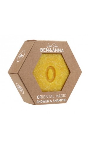 Gel et Shampooing naturel - Love Soap Oriental Magic - Shower & Shampoo - Ben & Anna 60 g.