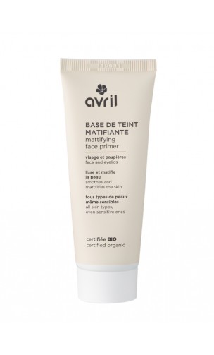 Base de teint bio - Matifiante - Primer - Avril - 30 ml.