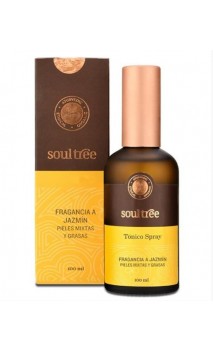 Spray Tonique BIO - Jasmin Hamamélis -  Peaux mixtes grasse - CAD: 09/26 - - Soultree - 100 ml.