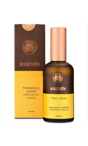 Spray Tonique Ayurvédique - JASMIN -  Peaux mixtes grasse - CAD: 09/26 - - Soultree - 100 ml.