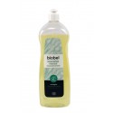 Liquide vaisselle bio - Citron - Peaux sensibles - Biobel - 1 L.