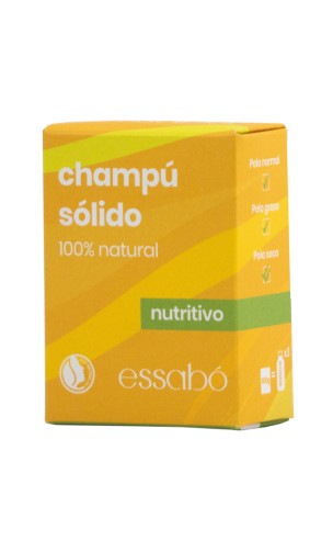 Shampooing solide naturel - Nourrissant - Cheveux secs - Essabó - Jabones Beltrán - 100 gr.