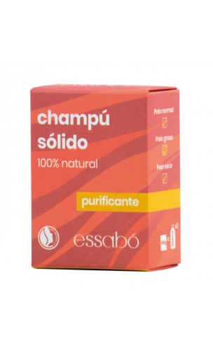 Shampooing solide naturel - Purifiant - Cheveux gras - Essabó - Jabones Beltrán - 100 gr.