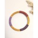 Jonc en or végétal – AFRICAIN – Violet Vin - Biobijou Capim dourado – Sloweco