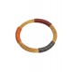 Brazalete de oro vegetal – AFRICANOS Naranja Vino Gris – Biojoya Capim dourado – Sloweco