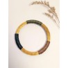 Jonc en or végétal – AFRICAIN – Vert Marron - Biobijou Capim dourado – Sloweco
