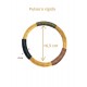 Brazalete de oro vegetal – AFRICANOS Verde Marrón – Biojoya Capim dourado – Sloweco