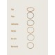 Brazalete de oro vegetal – MINI ROMA COLOR – BEIGE - Biojoya Capim dourado – Sloweco