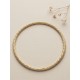 Brazalete de oro vegetal – MINI ROMA COLOR – BEIGE - Biojoya Capim dourado – Sloweco