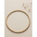 Jonc en or végétal – MINI ROME COULEUR – TAUPE CLAIR - Biobijou Capim dourado – 6,5 cm - Sloweco
