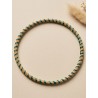 Jonc en or végétal – MINI ROME COULEUR – EMERAUDE - Biobijou Capim dourado – Sloweco