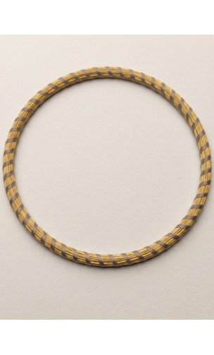 Jonc en or végétal – MINI ROME COULEUR – GRIS FONCÉ - Biobijou Capim dourado – Sloweco