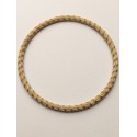 Jonc en or végétal – MINI ROME COULEUR – TAUPE FONCÉ - Biobijou Capim dourado – 6,5 cm - Sloweco