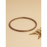 Brazalete de oro vegetal – MINI ROMA COLOR – MORADO - Biojoya Capim dourado – Sloweco
