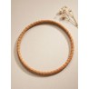 Brazalete de oro vegetal – MINI ROMA COLOR – NARANJA - Biojoya Capim dourado – Sloweco