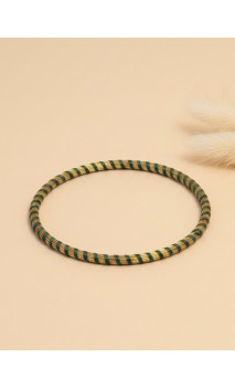 Jonc en or végétal – MINI ROME COULEUR – VERT - Biobijou Capim dourado – 6,5 cm - Sloweco