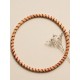 Brazalete de oro vegetal – MINI ROMA COLOR – VINO - Biojoya Capim dourado – Sloweco