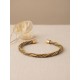 Jonc en or végétal – LA HABANA – émeraude – Biobijou Capim dourado – Sloweco