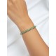 Brazalete de oro vegetal –  LA HABANA – AZUL – Biojoya Capim dourado – Sloweco