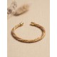 Brazalete de oro vegetal –  LA HABANA – ROSA – Biojoya Capim dourado – Sloweco