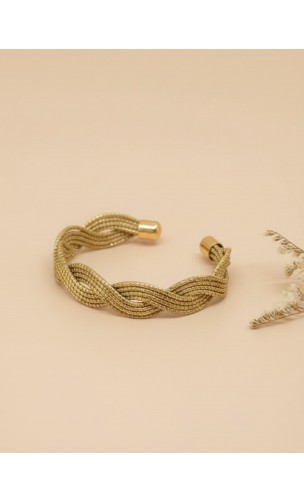 Brazalete de oro vegetal – PAPUA – Oro – Biojoya Capim dourado – Sloweco