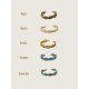 Jonc en or végétal – PAPUA - Turquoise – Biobijou Capim dourado – Sloweco