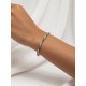 Brazalete de oro vegetal –  HAWAI – Oro, blanco & turquesa – Biojoya Capim dourado – Sloweco