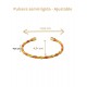 Brazalete de oro vegetal –  HAWAI – Oro, blanco & caribe – Biojoya Capim dourado – Sloweco