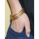 Pulsera de oro vegetal – ROMA – Biojoya Capim dourado – Sloweco