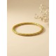 Brazalete de oro vegetal – ROMA – Biojoya Capim dourado - Diámetro 6,5 cm – Sloweco
