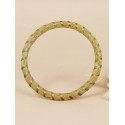 Brazalete de oro vegetal – ATENAS – Biojoya Capim dourado – Diámetro 6,5 cm -  Sloweco