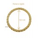 Brazalete de oro vegetal – ATENAS – Biojoya Capim dourado – Sloweco