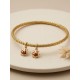 Brazalete de oro vegetal – MARIQUITA – Biojoya Capim dourado – Sloweco