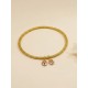 Brazalete de oro vegetal – MARIQUITA – Biojoya Capim dourado – Sloweco
