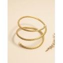 Brazalete de oro vegetal –  SAHARA – Biojoya Capim dourado – Diámetro 7 cm - Sloweco