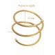 Jonc en or végétal – SAHARA – Biobijou Capim dourado – Sloweco