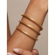Brazalete de oro vegetal –  SAHARA – Biojoya Capim dourado – Sloweco