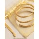Brazalete de oro vegetal –  SAHARA – Biojoya Capim dourado – Sloweco
