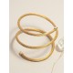 Brazalete de oro vegetal –  SAHARA – Biojoya Capim dourado – Sloweco