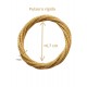 Brazalete de oro vegetal – TWIST  – Biojoya Capim dourado – Sloweco