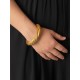 Brazalete de oro vegetal – TWIST  – Biojoya Capim dourado – Sloweco