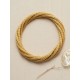 Brazalete de oro vegetal – TWIST  – Biojoya Capim dourado – Diámetro 6,7 cm - Sloweco
