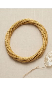 Jonc en or végétal – TWIST – Biobijou Capim dourado – Diamètre 6,7 cm - Sloweco