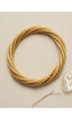 Jonc en or végétal – TWIST – Biobijou Capim dourado – Sloweco