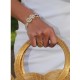 Anillo oro vegetal – SAHARA – Biojoya Capim dourado – Sloweco