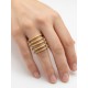 Anillo oro vegetal – SAHARA – Biojoya Capim dourado – Sloweco