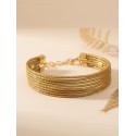 Pulsera oro vegetal -BENAGIL – Biojoya Capim dourado – 6x5cm -  Sloweco