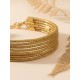 Bracelet or végétal -BENAGIL – Biobijou Capim dourado – Sloweco